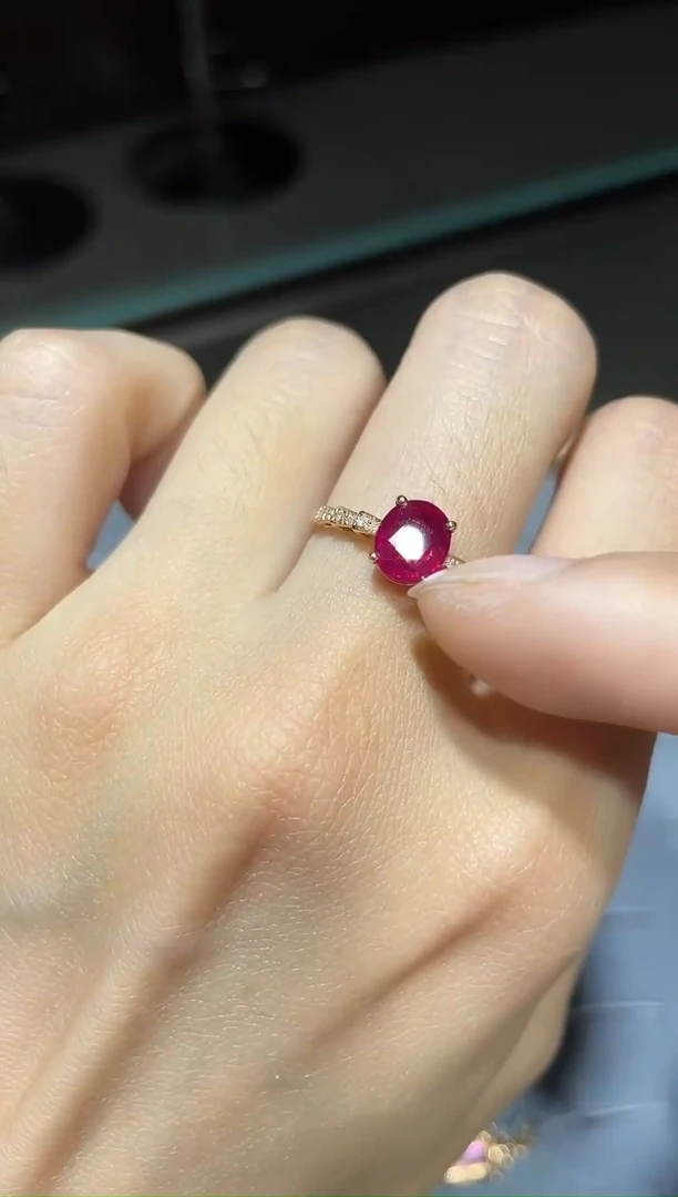 18K金镶嵌戒指碧玺1