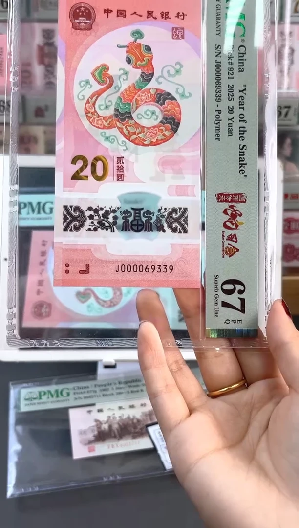 塑料蛇钞 67分 J000069339 金山王