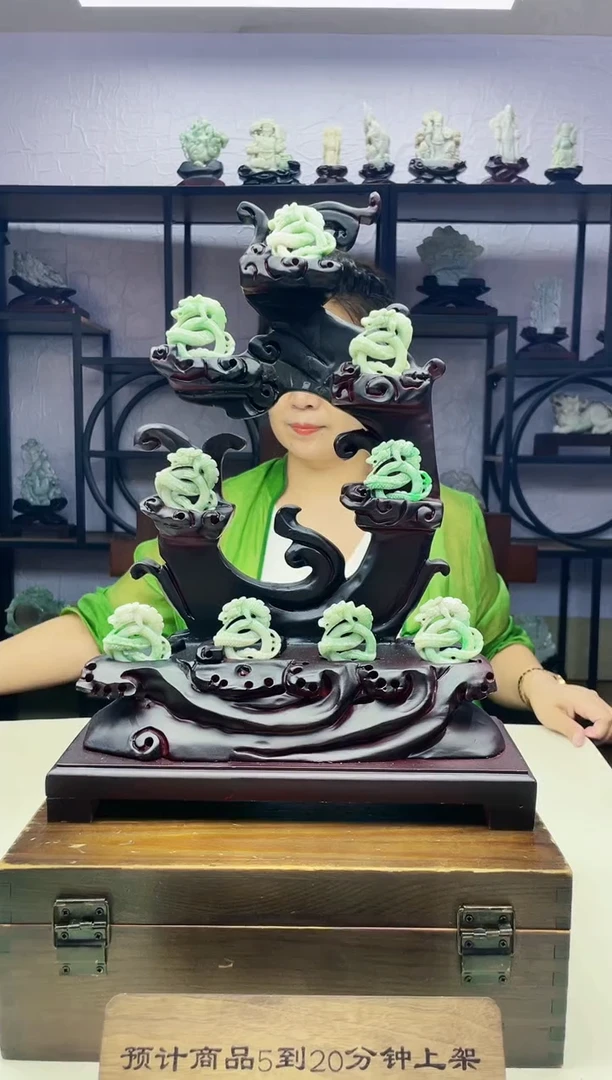 未镶嵌定制翡翠毛货08270179