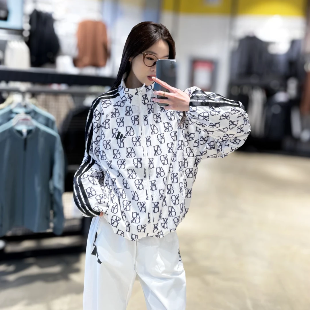 adidas/阿迪达斯【商场同款】女运动长袖休闲夹克外套欧若风JY7702