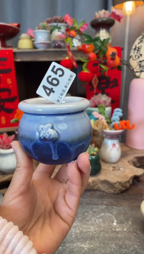 【闪购商品】摆件465知木小芳花盆