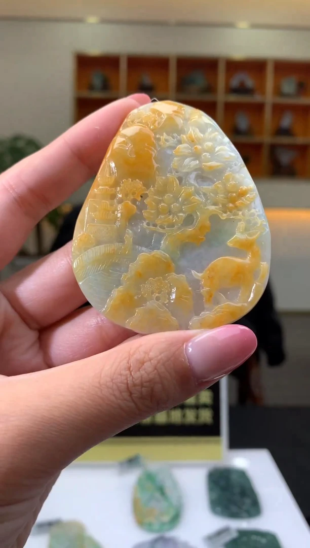 颈饰未镶嵌翡翠X-@@BSGG122674多样性发一