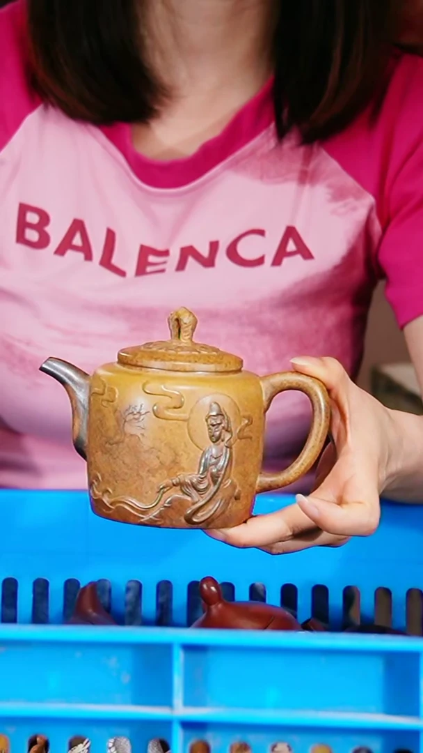 宜兴原矿紫砂壶茶壶350C