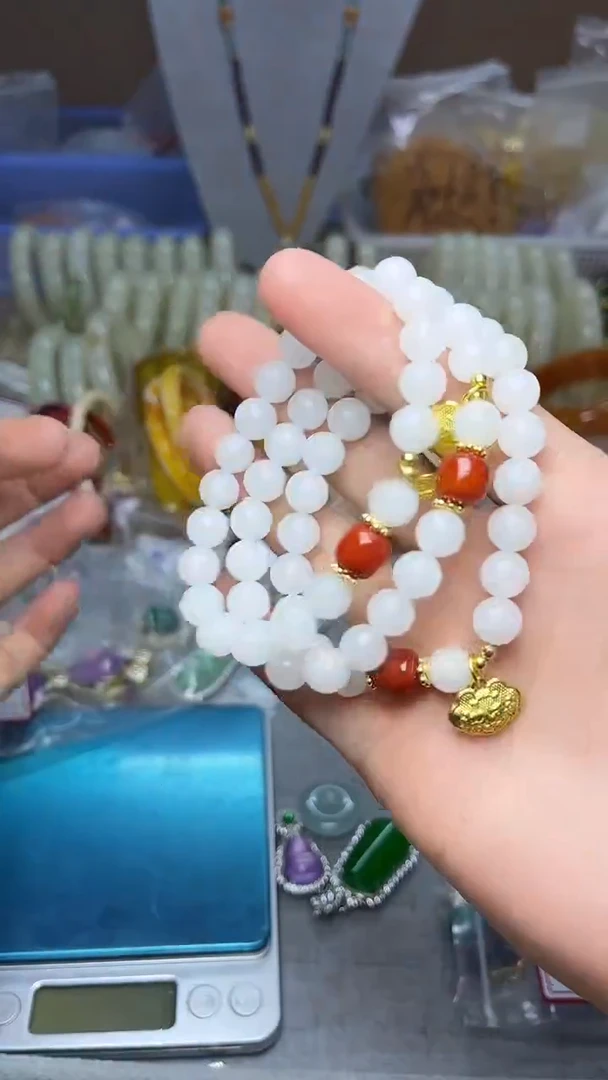【闪购商品】和田玉（糖玉）手链未镶嵌手串