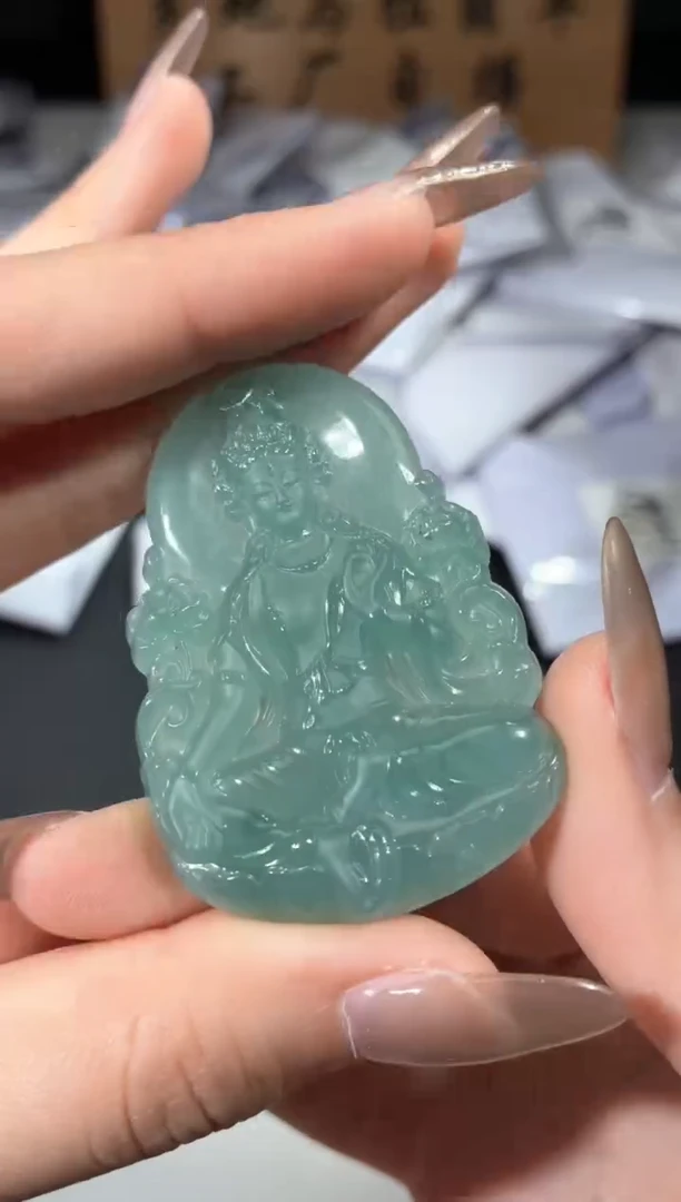 颈饰未镶嵌翡翠天然翡翠A货