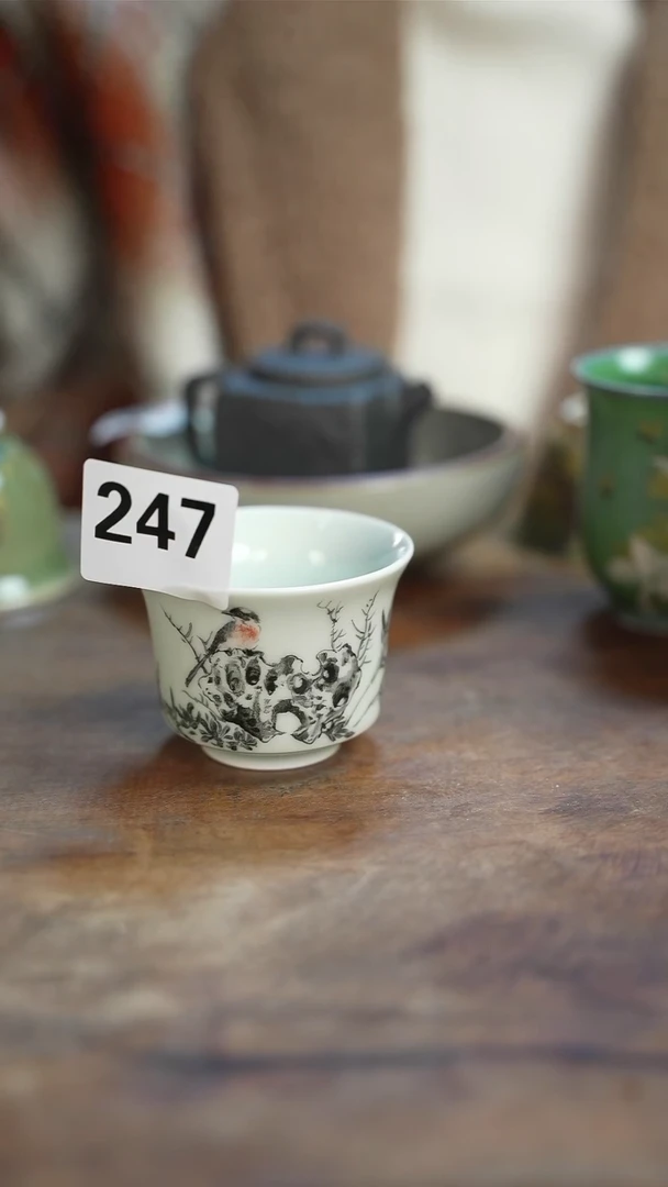 【闪购商品】杯247等烟雨陶瓷手工主人杯