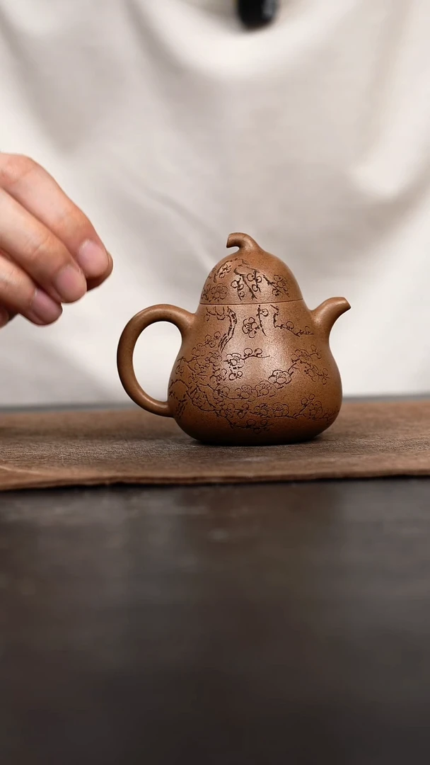 茶壶紫砂原矿手工壶100CC