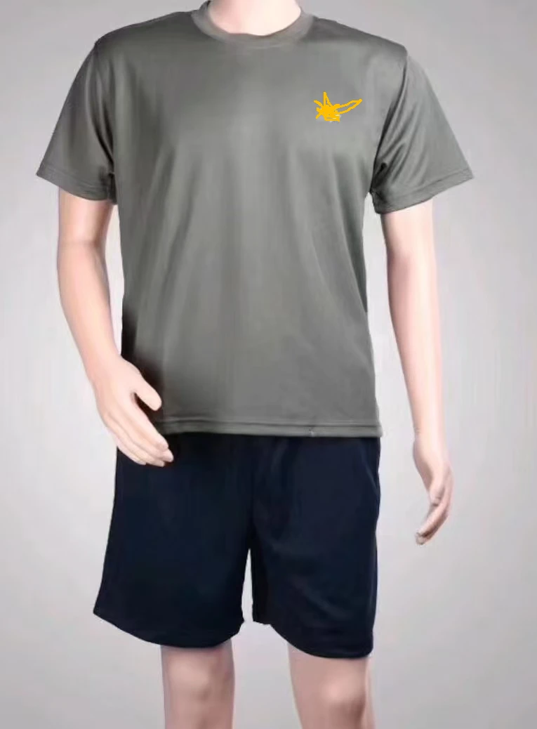 短袖体能服夏季套装速干圆领