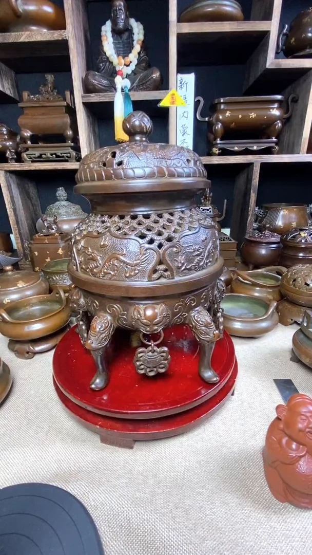 【闪购商品】纯铜 精品铜 摆件熏香炉/摆件