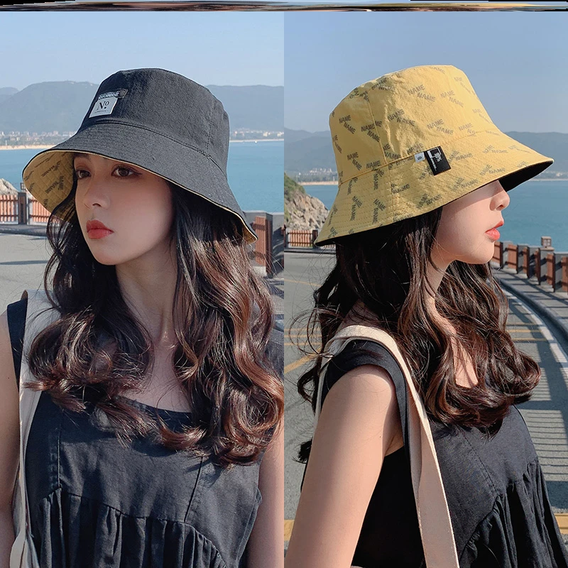 夏季帽子渔夫帽女款夏季韩版潮防晒防紫外线遮阳帽春秋百搭日系双