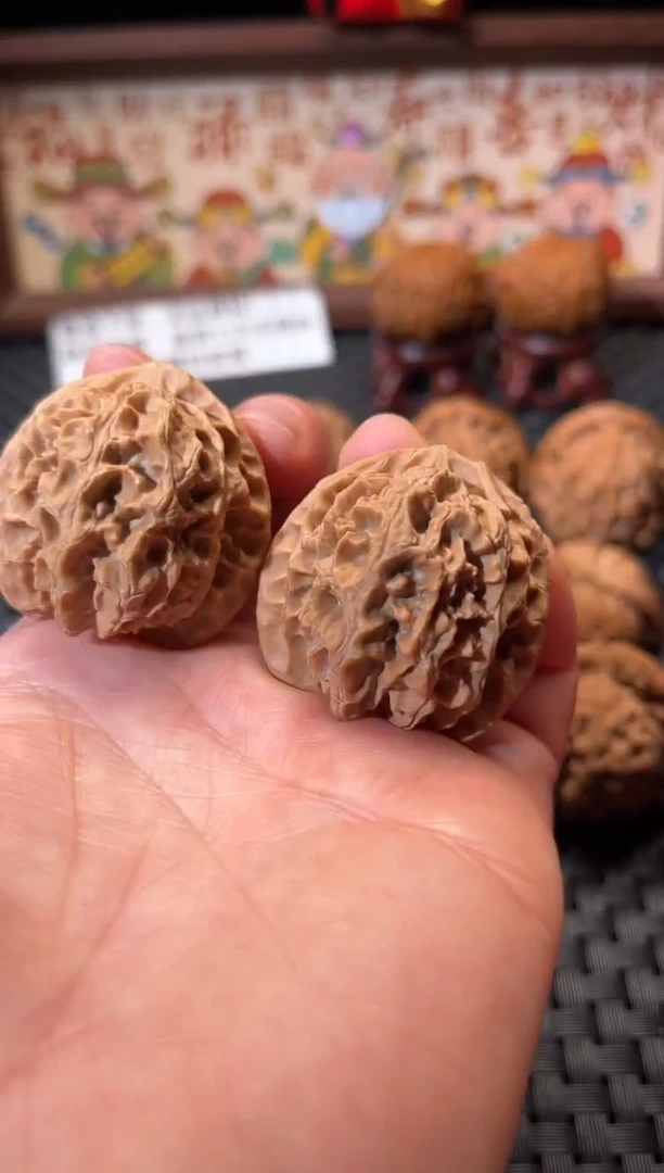 把件文玩核桃苹果圆37+