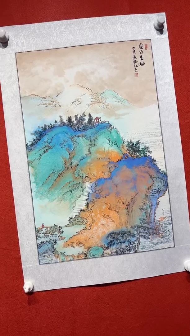 国画秦燕格国画手绘作品Y44