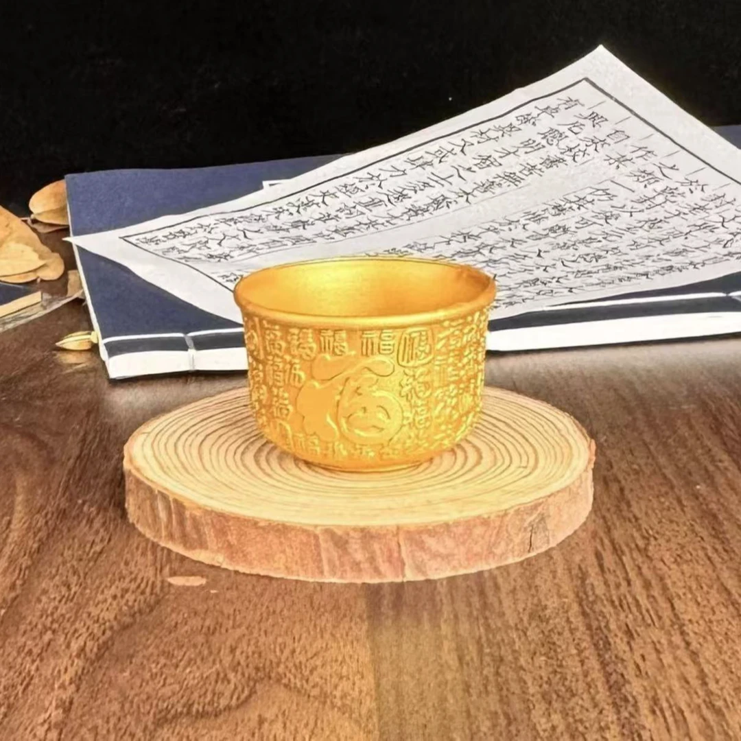 伲雅 新颖设计百福杯（E06）轻奢高颜高端显大气摆件