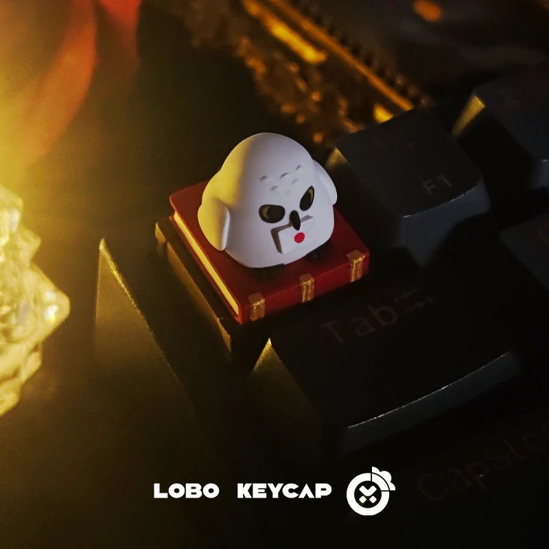 哈利波特海德薇可爱个性树脂机械键盘二次元单颗客制化键帽ESC