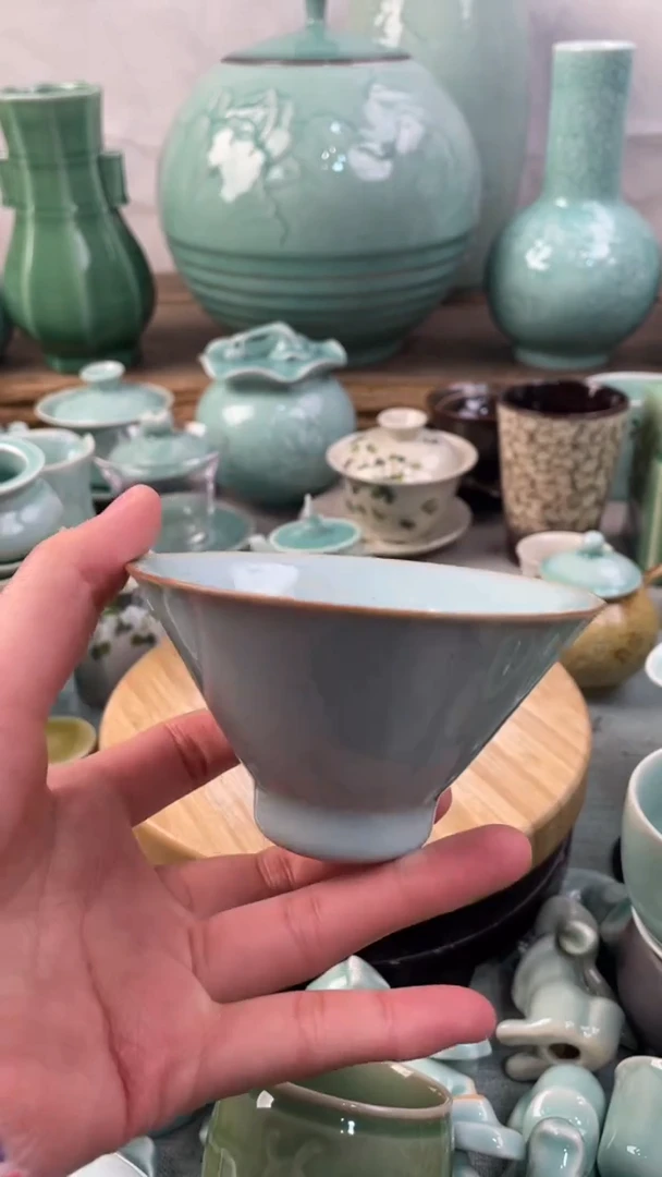 【闪购商品】福利款 慧仙青瓷 瓷器 主人杯