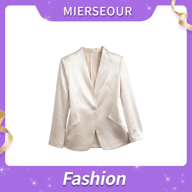 【S流光溢彩】新款春秋气质西服外套时尚显瘦设计师小西服2566