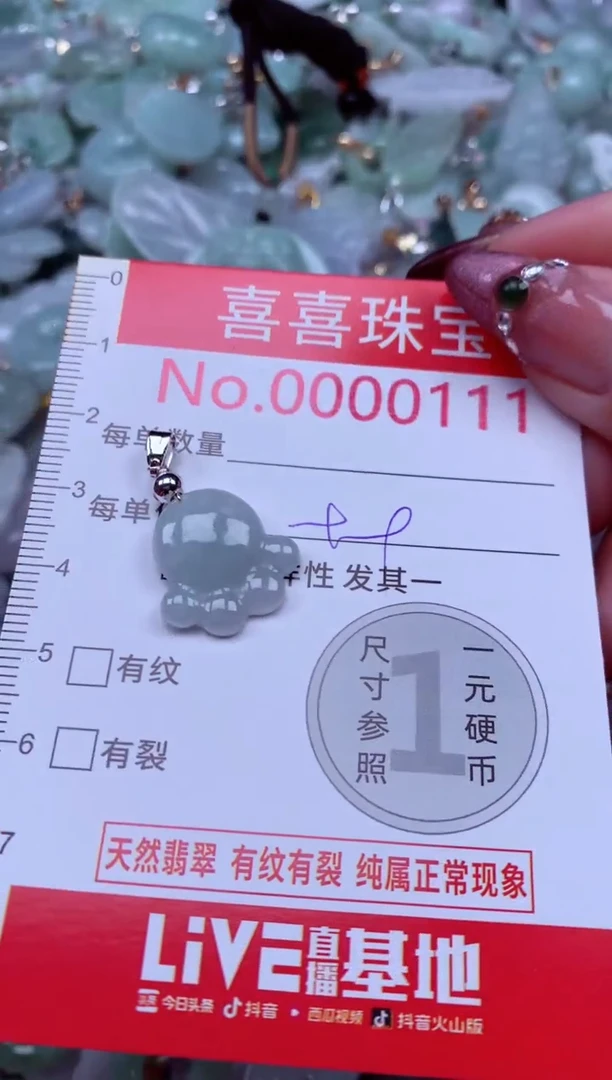 吊坠(不含链)未镶嵌翡翠111