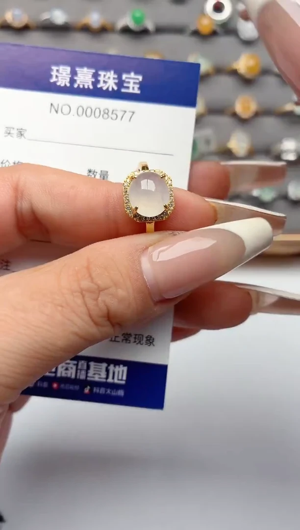 吊坠(不含链)银S925镶嵌翡翠.