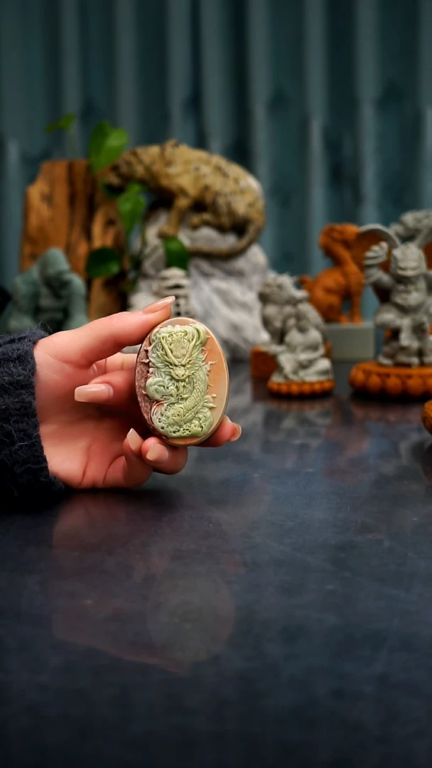 【闪购商品】紫袍玉带石云龙出海手把