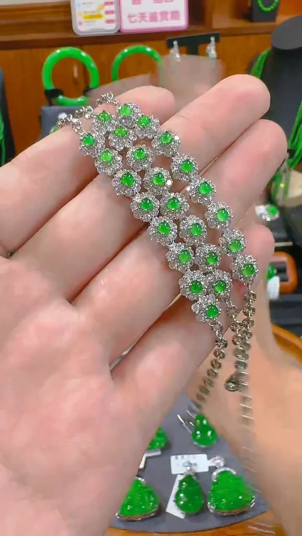 未镶嵌手链翡翠天然A货翡翠+发其一