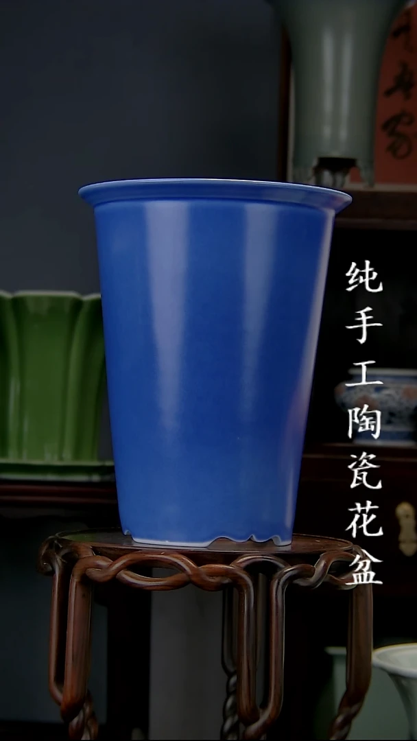 景德镇陶瓷手工花盆