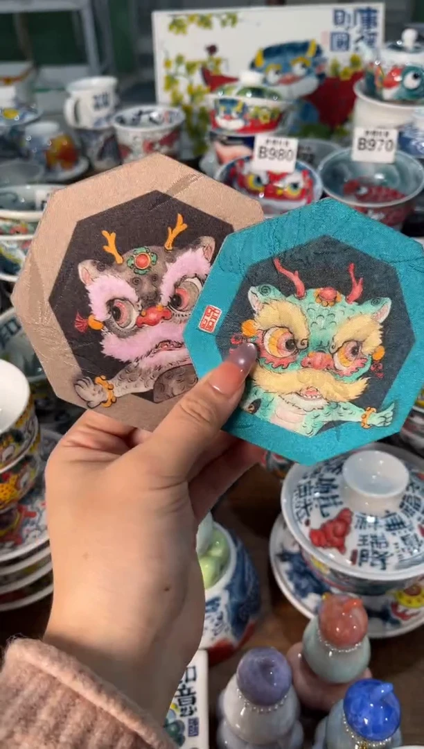 昨明布艺杯垫2只（宠粉价格）