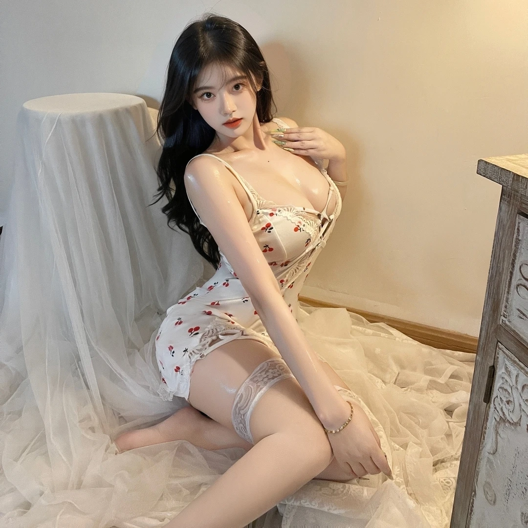 柠檬物语夏日约会内衣性感碎花吊带裙蕾丝睡裙床上挑逗诱惑睡衣