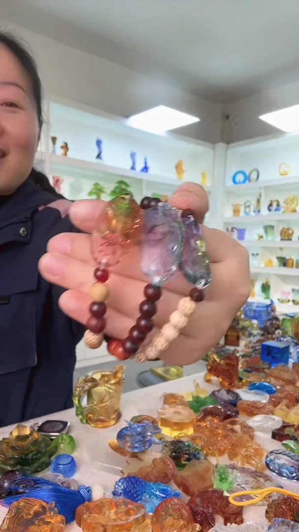 手工艺品琉璃手链3个