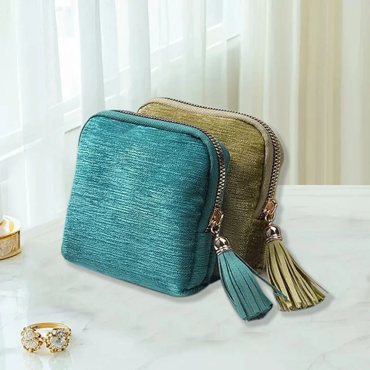 首饰收纳包手饰品高档精致文玩手串收纳包出差旅行便携耐用首饰袋