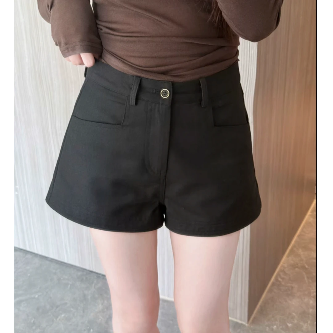 2025年夏季新款天丝棉基础万能百搭A版显腿长休闲短裤