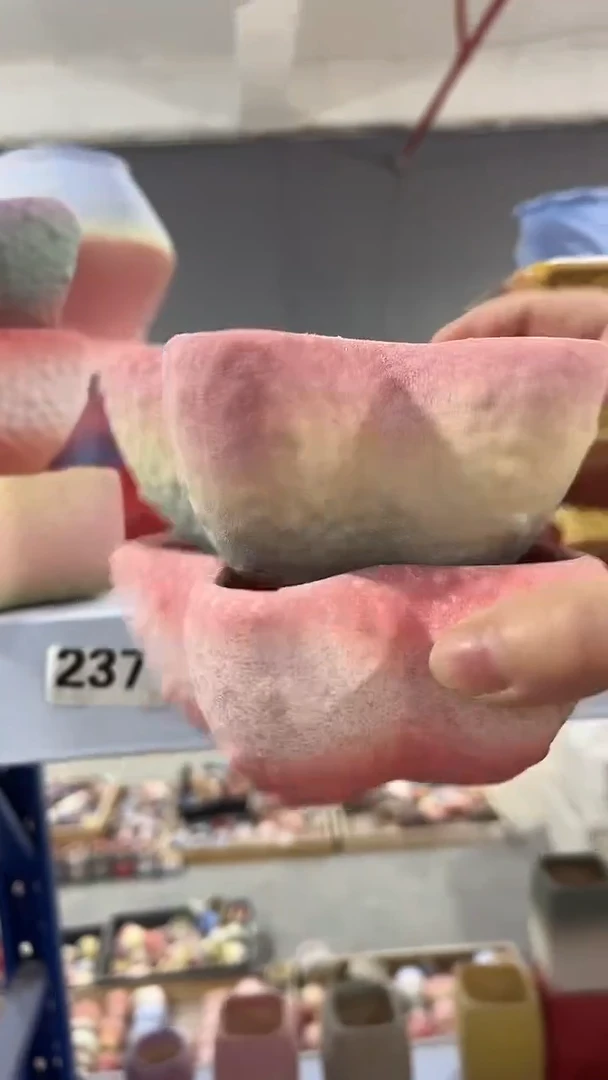 麦饭石粗陶多肉花盆两个