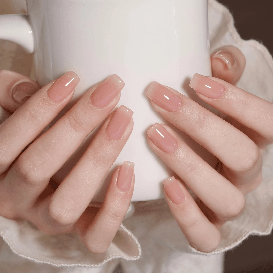 纯手工穿戴甲『嬛嬛裸』2026新款高级感裸色美甲短中款推荐爆款甲片