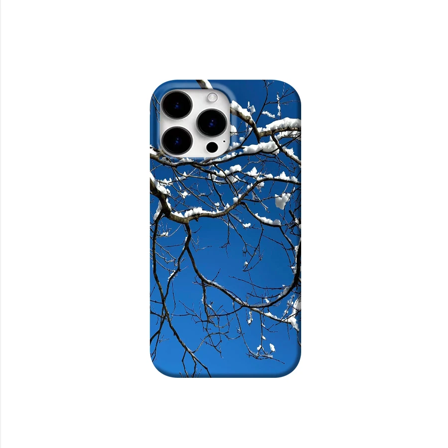 枝上雪适用于苹果iPhone16promax简约iPhone15pro14pro13promax