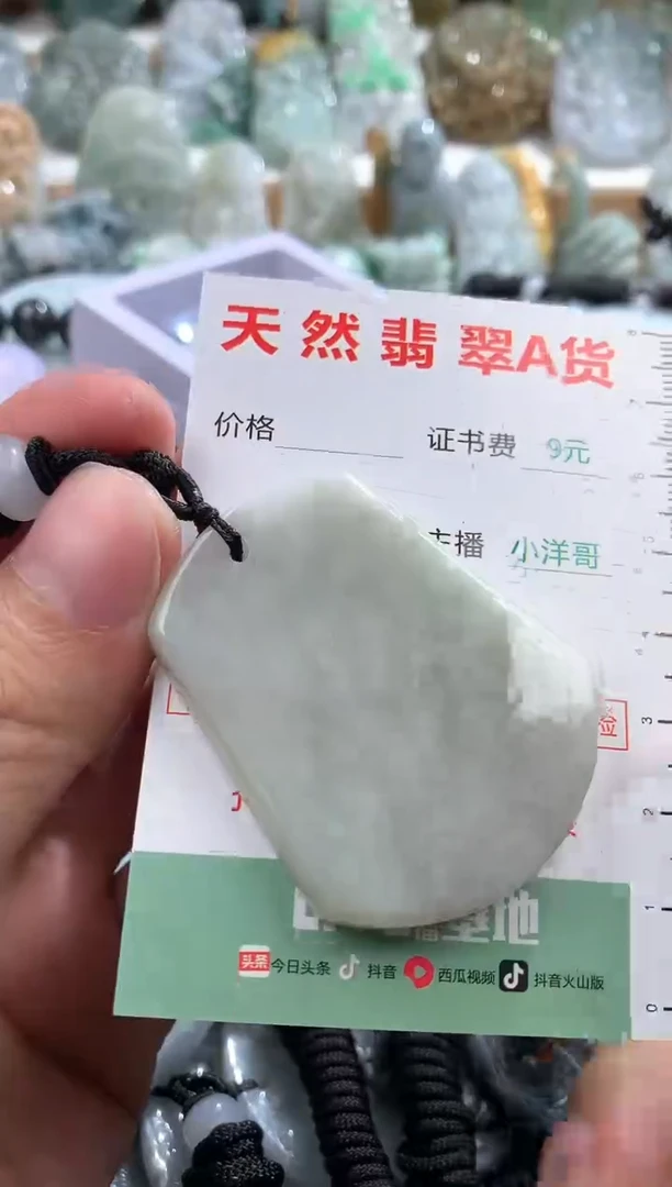 翡翠未镶嵌吊坠(不含链)1