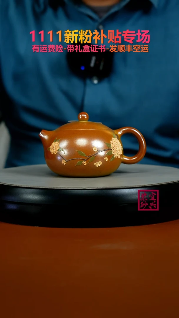 茶壶紫砂蒋静明火云烧泥绘西施220CC
