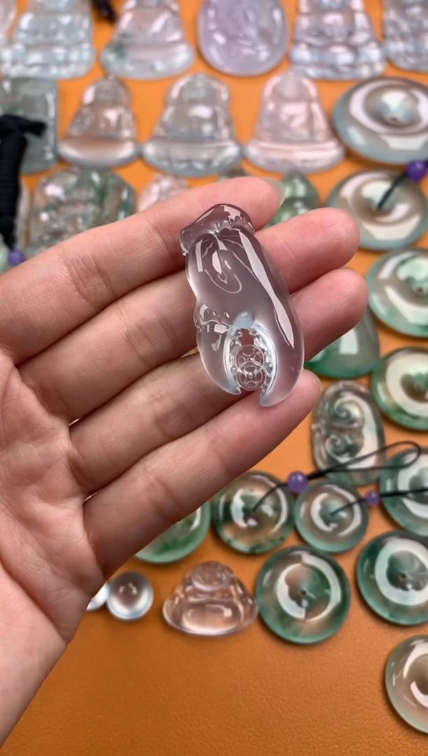 【闪购商品】翡翠颈饰未镶嵌38.5-19.5-5.2