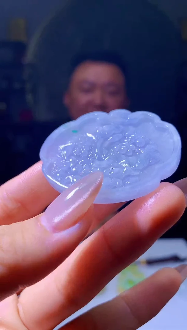 定制翡翠未镶嵌1097hm-毛货挂件7
