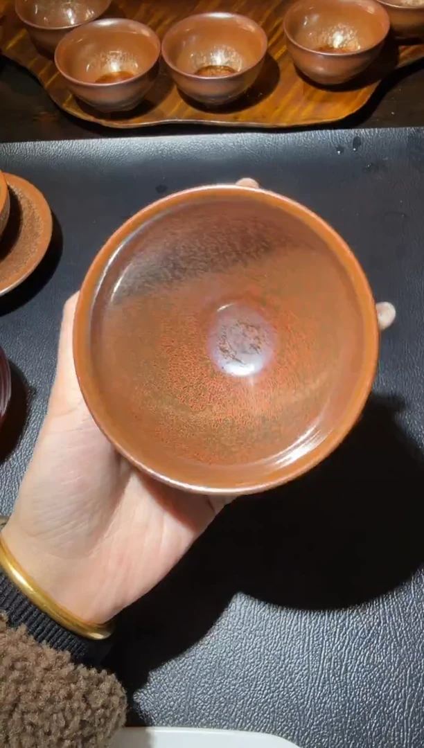 茶盏陈远福红梅盏13