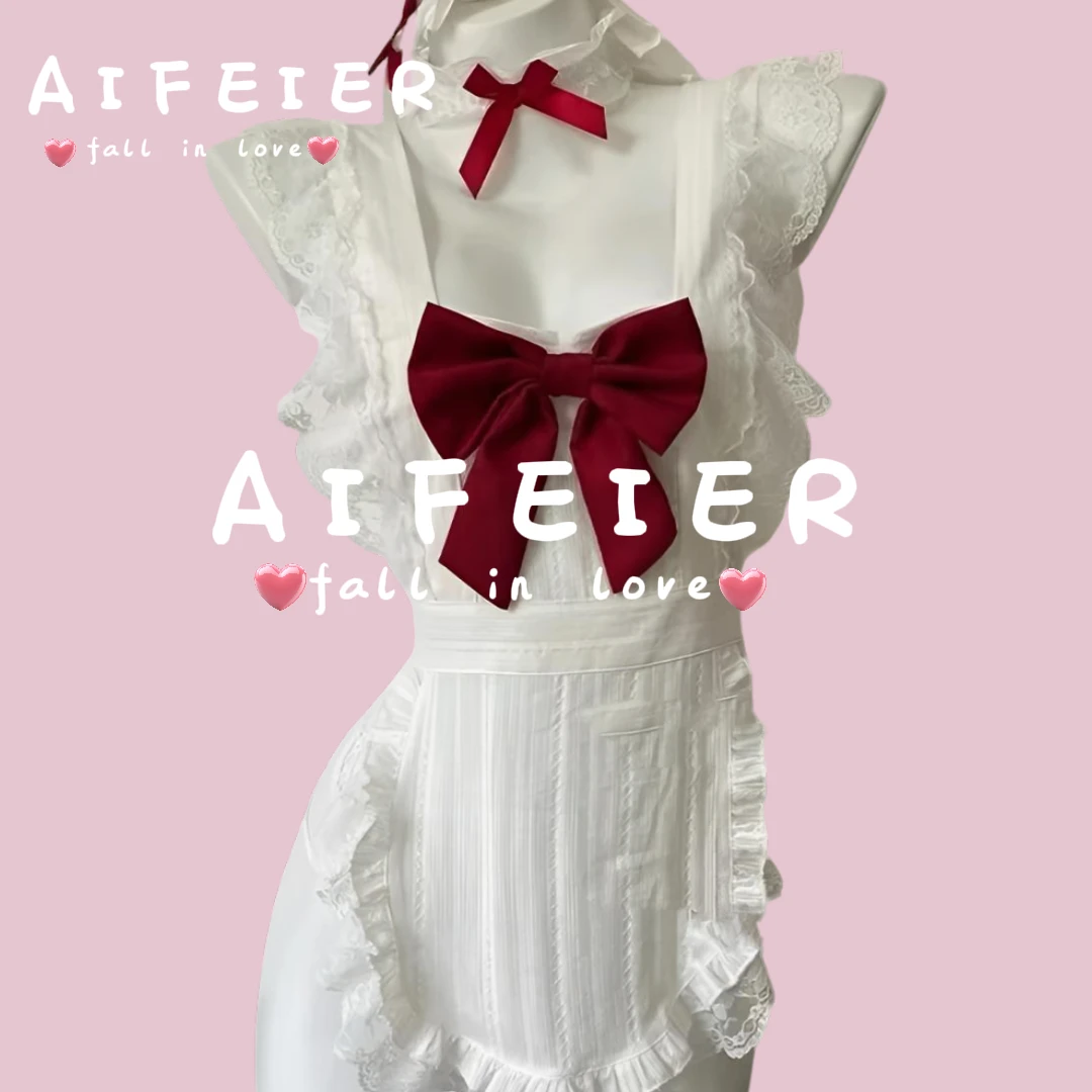 AIFEIER[布丁软糖]80-200斤法式少女甜美显瘦洛丽塔日系纯欲睡裙