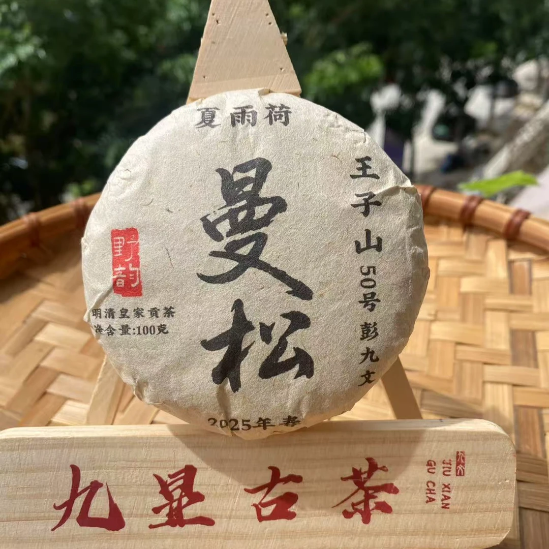 夏雨荷.头春100g/饼  曼松王子山50号彭九文