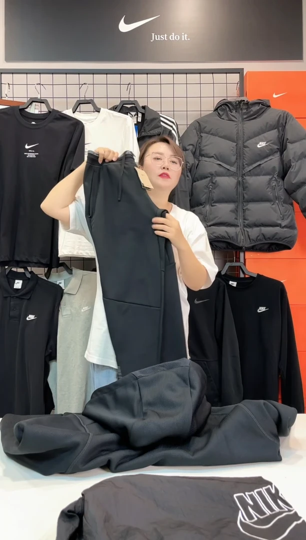 2123华夫格子长裤M码110-130斤 不退换