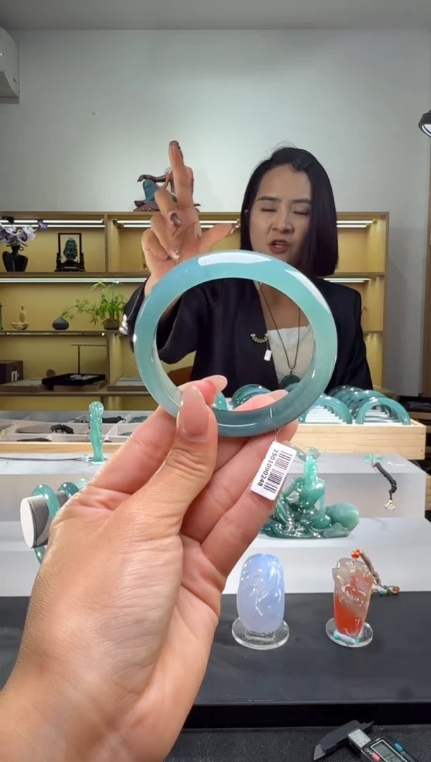 未镶嵌手镯翡翠58圈