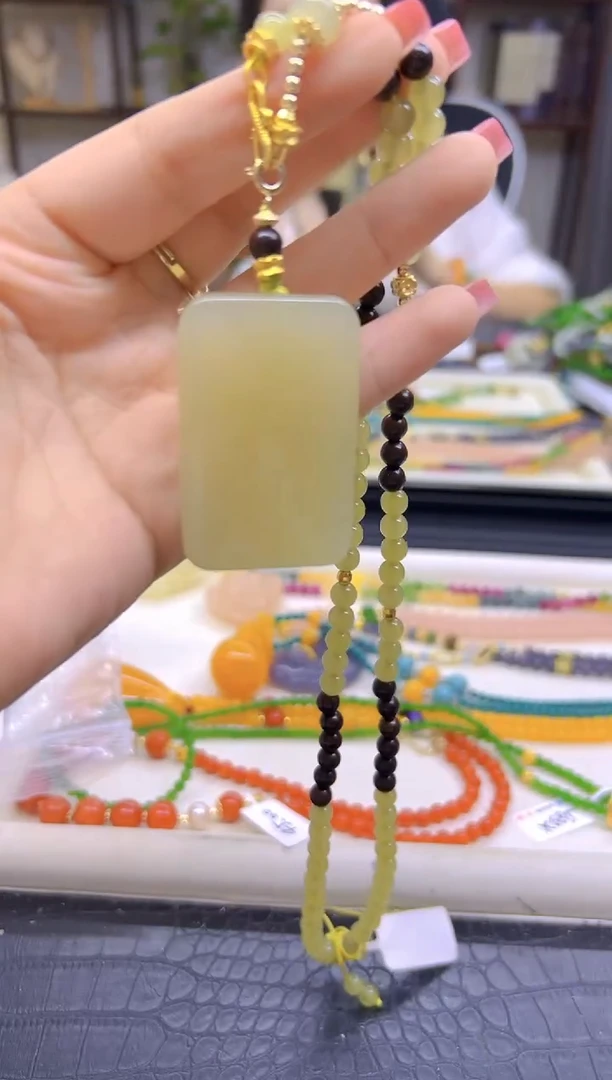 毛衣链未镶嵌和田玉DIY款M570