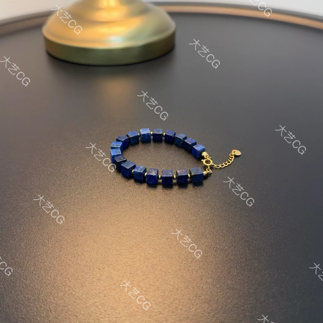 合金石英石手链 蓝色手链新中式手串个性彩色配饰BRGlc 0229
