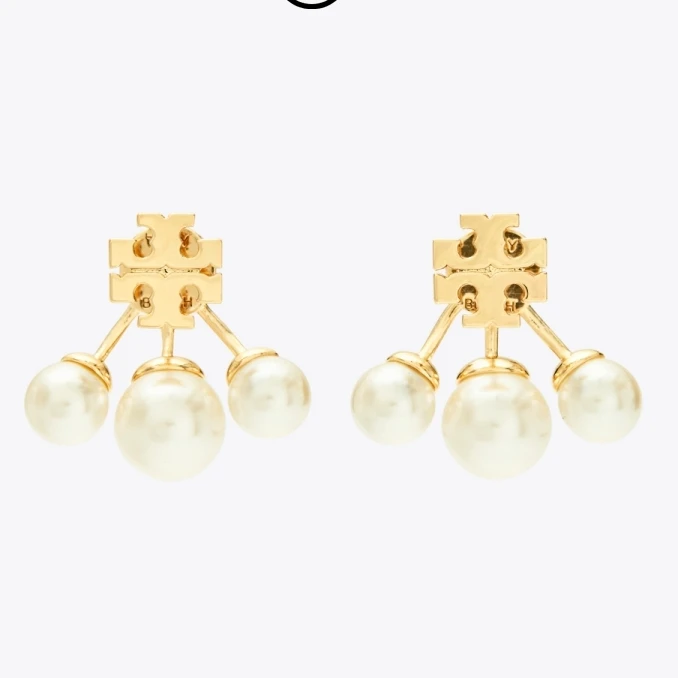 钛钢耳饰 TB 三抓仿珍珠耳饰 153672