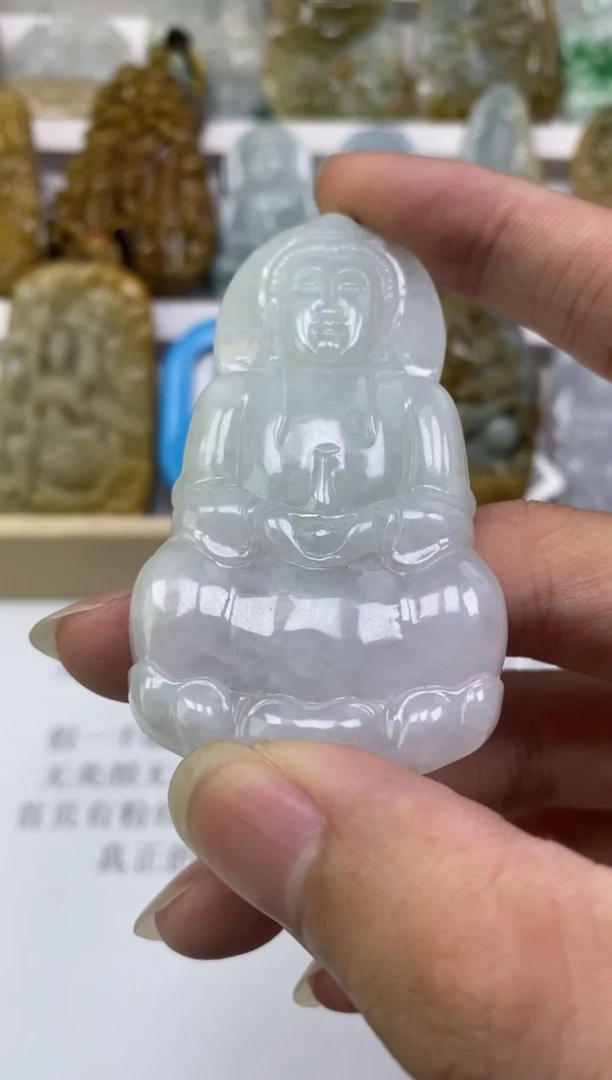 翡翠未镶嵌颈饰九*天然翡翠