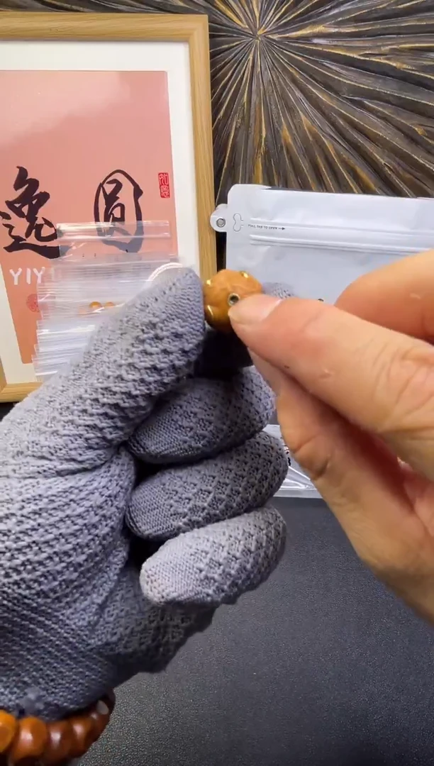 吊坠猴头核桃单颗配饰恶僧猴头雕刻