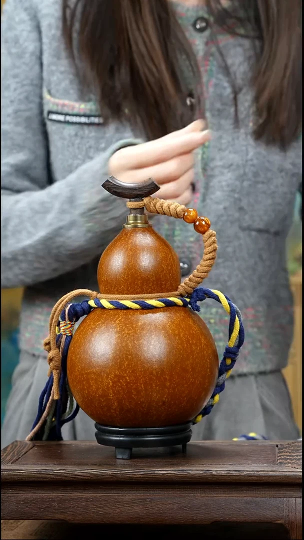 XF059藏绳款酒葫芦不包手串（现货现发）+原色小手捏