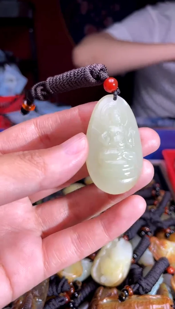 和田玉未镶嵌挂件1