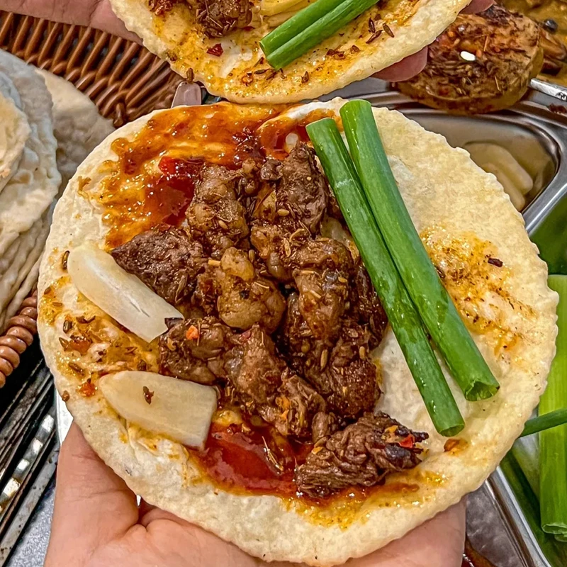 【烧烤摊同款】淄博烧烤小饼正宗山东薄饼皮小饼烙饼三件套商用批发